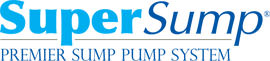 Logo for our SuperSump® Pump System, available in Council Bluffs and other parts of Nebraska, Iowa, and Missouri