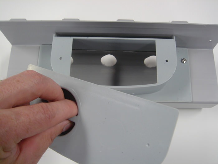 A drain tile access port for services and maintenance
